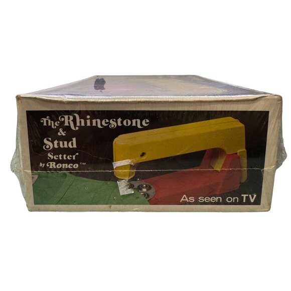 Vintage The Rhinestone & Stud Setter by Ronco 1974 USA SEALED Bedazzle Fun Kit - Picture 3 of 7